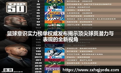 篮球意识实力榜单权威发布揭示顶尖球员潜力与表现的全新视角
